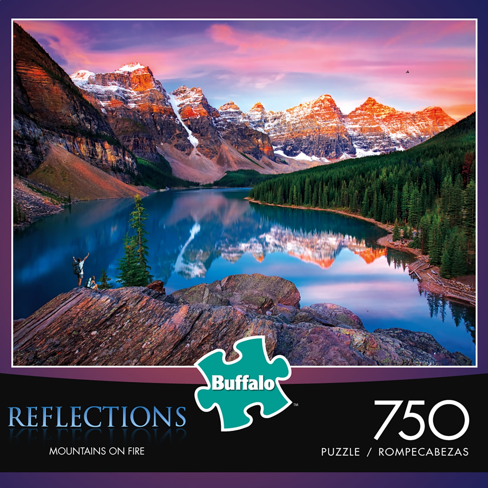 Buffalo Games - Reflections - Mountains on Fire - 750 Piece Jigsaw Puzzle