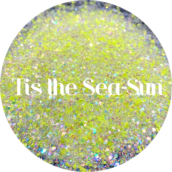 Glitter Heart Co. Glitter - High Quality Polyester Glitter- 2oz - Tis the Sea-Sun