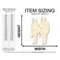 thumbnail image 2 of Unfinished Wood Two Soldiers Shape | DIY Craft Cutout | up to 46" DIY 5" / 1/4", 2 of 3