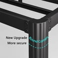 thumbnail image 6 of Woozuro 18 inch Queen Metal Bed Frame with Rounded Corners, Heavy Duty, No Box Spring Needed, Easy Assembly, 6 of 7