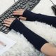 thumbnail image 5 of Guantes largos sin dedos Allegra K Azul marino One Size, 5 of 6