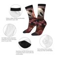 thumbnail image 4 of Fotbe Cute Cloud Panda Calcetas Largas con Estampado para Hombre y Mujer – Calcetas de Compresión Transpirables y Elásticas, Viajar y Uso Diario Talla 5-11, 4 of 6