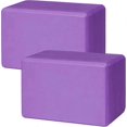 thumbnail image 2 of Set of 2 Yoga Bricks EVA Stability Yoga Blocks for Meditation Yoga Pilates Support and Strengthen Poses, 2 of 5