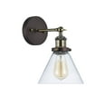 thumbnail image 2 of RADIANCE Goods Industrial-Style 1 Light Rubbed Bronze Wall Sconce 7" Wide, 2 of 3