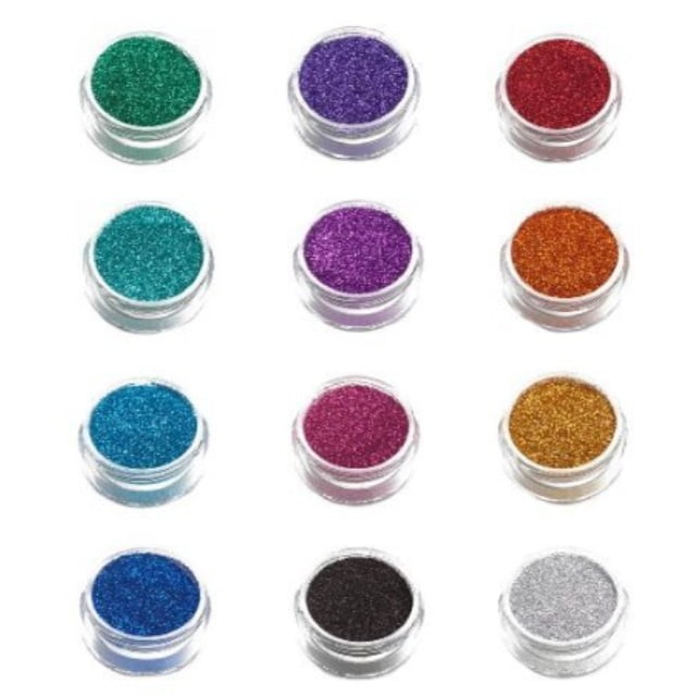 12 pack of glimmer body art shimmer body glitters - Walmart.com
