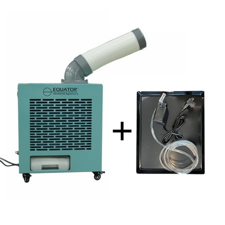 Equator 3-in-1 AC Heater Air 9000BTU Outdoor Air Conditioner/ Spot Cooler IP24 Casters 110V + Drip Pan+ Pump