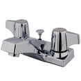thumbnail image 1 of Two Handle 4 in. Centerset Lavatory Faucet with Brass Pop-up, 1 of 1