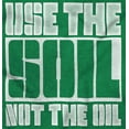 thumbnail image 2 of Use The Soil Not The Oil Earth Day Plus Size Crewneck Graphic Tee Shirt Brisco Brands 4X, 2 of 5