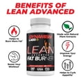 thumbnail image 5 of Dynamism Labs LEAN Advanced Fat Burner - Natural Weight Loss Supplement, Appetite Suppressant, Metabolism Booster, Garcinia Cambogia Extract, Green Tea Extract, Raspberry Ketone - 60 ct, 5 of 9