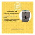 thumbnail image 4 of Adaptador de corriente Trip 2 Trip enchufe universal de viaje 1 pza, 4 of 4