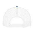thumbnail image 5 of Corona Trucker Hat, Logo Patch Adjustable Snapback Baseball Cap with Curved Brim, White/Navy, One Size, 5 of 5