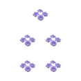 thumbnail image 2 of VONKY 50pcs DIY Delight - Fuel Creativity And Ideas To Life Versatile Fabric For DIY Purple 4.5cm 5Set, 2 of 6