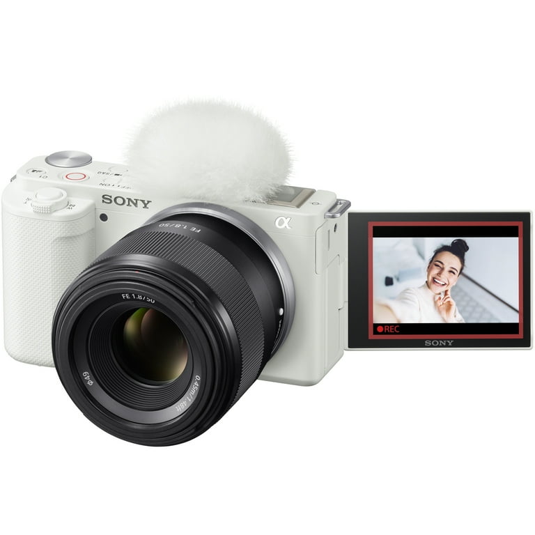 Sony Alpha ZV-E10 Mirrorless Vlog Camera with 50mm F1.8 Lens