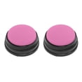 thumbnail image 1 of Vogacara Botón de sonido grabable Perro Juguete interactivo Grabación Botón de voz Hablando Rosa Rosa 2Conjunto, 1 of 1