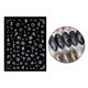 thumbnail image 5 of Nuevos diseños de calcomanías adhesivas para uñas de invierno y láminas de láminas para uñas. DH-190 Plata, 5 of 9