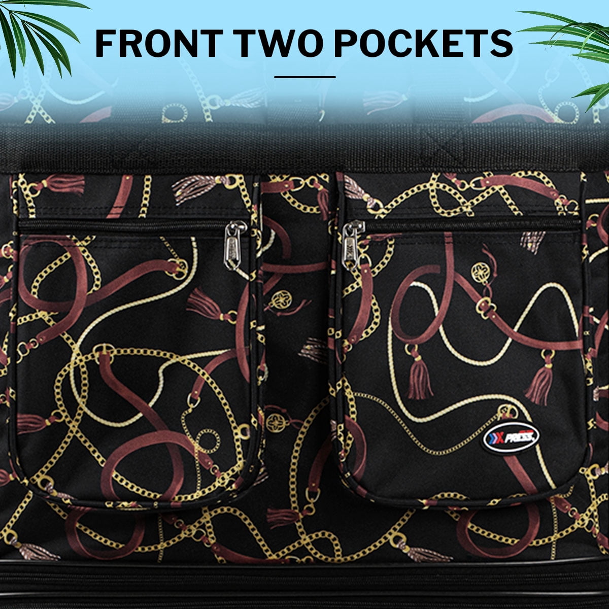 30in Expandable Foldable  Suitcase 3 Layer Foldable  Rolling  Luggage Large Wheeled Travel Bag  for  Home Storage Moving All Trip,EX30-CHAIN