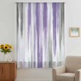 thumbnail image 3 of Purple Gray Sheer Curtains 54 Inches Long, Vintage Country Abstract Gradient Aesthetic Light Filering Curtains, Breathable Simi Curtain Privacy Drapes for Kitchen Bathroom Small Window Treatment, 3 of 9
