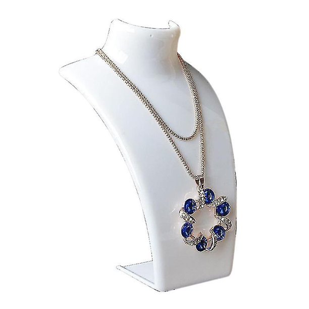 Maniquí collar joyería colgante soporte de exhibición cuello modelo mostrar estante