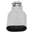 thumbnail image 3 of Flowmaster 15385 Exhaust Tip - 4.25 x 2.25 in. Oval Polished SS Fits 2.50 in. Tubing - Clamp on, 3 of 3