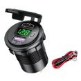 thumbnail image 2 of Cargador De Teléfono Usb DC 12V-24V Dual USB Cargador de teléfono para automóvil QC 3.0 PD Adaptador de enchufe de carga rápida Sywqhk Accesorios para autos y motos, 2 of 4