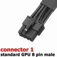 thumbnail image 4 of Cable divisor en Y de alimentación yuxing PCI-E Dual Mini 6 pines a 8 pines Negro, 4 of 5