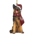 thumbnail image 4 of Design Toscano German Shepherd Holiday Dog Ornament Sculpture, 4 of 4