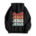 thumbnail image 3 of MHFRRA Sudaderas Casuales para Hombre para Uso Diario, Sudaderas Estampadas de Corte Relajado para Otoño E Invierno, Fáciles de Cuidar, Elegantes y Cómodas Negro, 3 of 4