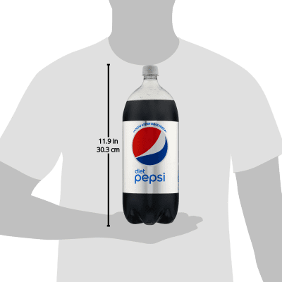Diet Pepsi Diet Soda Pop, 2 Liter Bottle