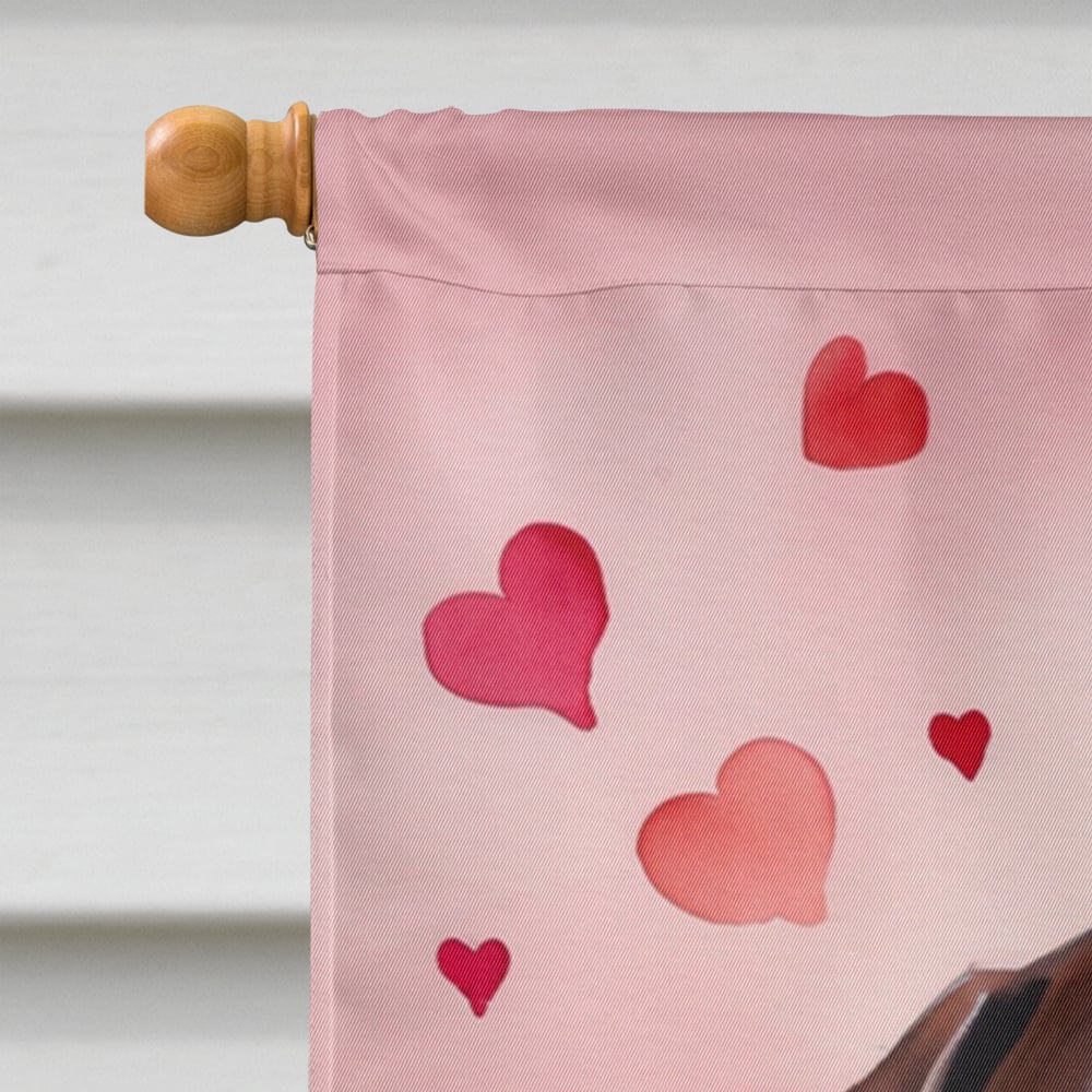 German Shorthaired Pointer My Valentine House Flag 28 in x 40 in