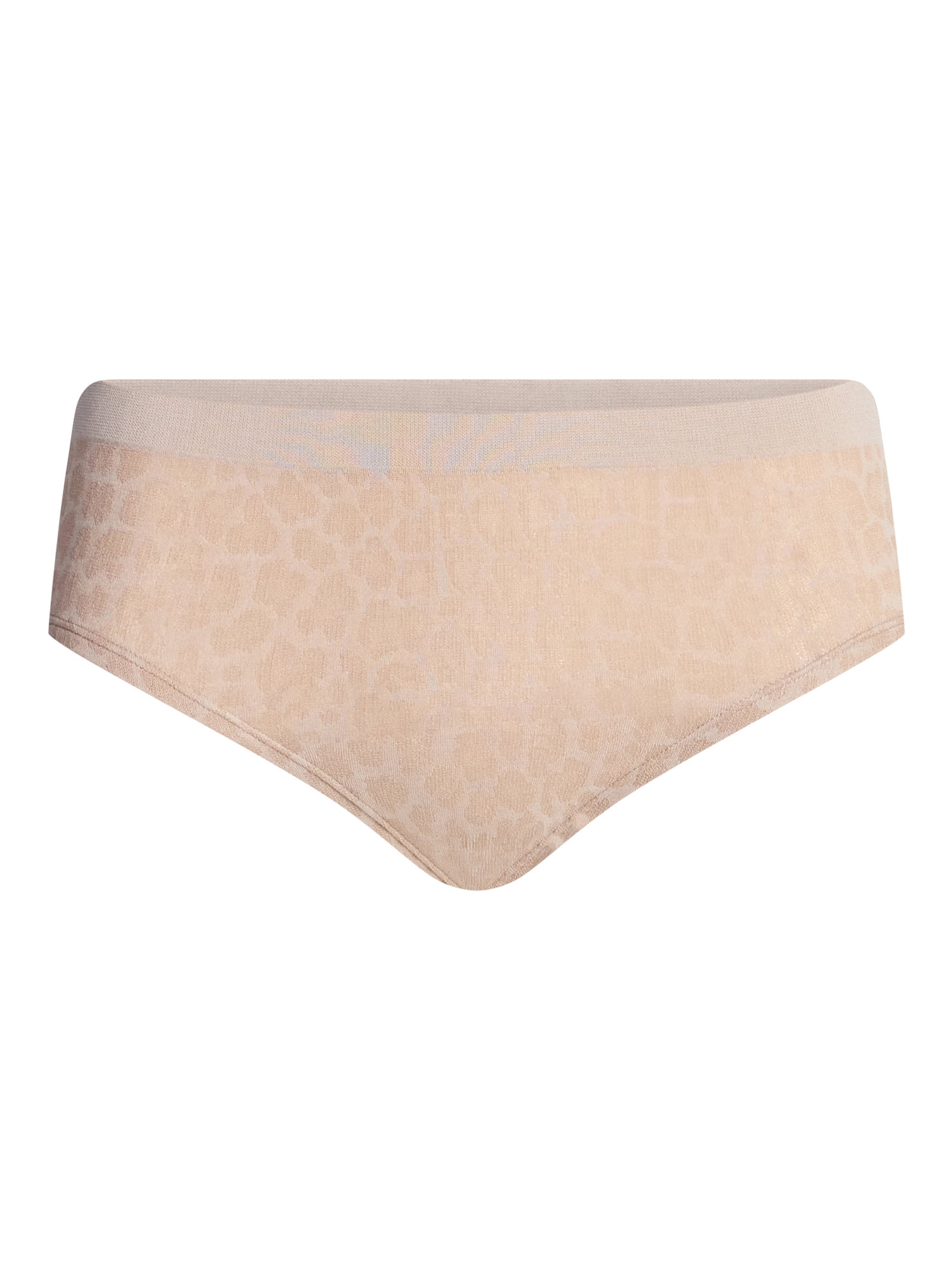 Joyspun Women's Seamless Hipster Panties, 6-Pack, Sizes XS-XXXL