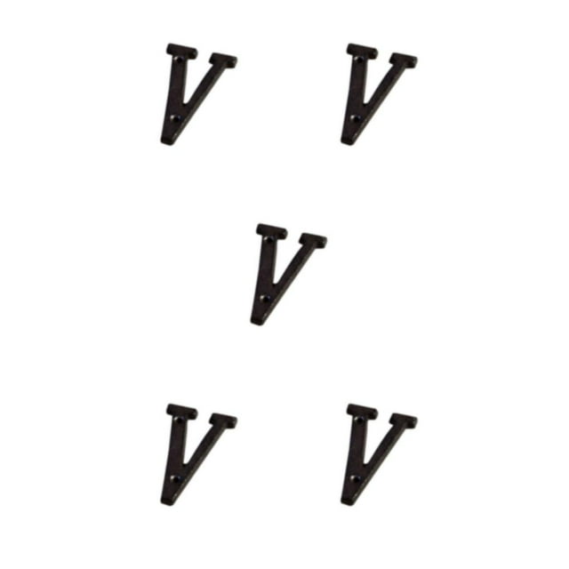 mmirethe House Numbers Retro 3D Sign Wide Range Of Uses Reliable And Durable Home Decor V 5Set
