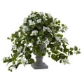 thumbnail image 1 of Nearly Natural 6838-WH Bougainvillea with Decorative Urn, 1 of 3