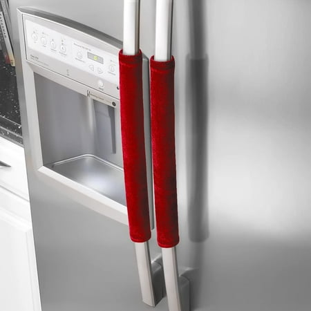 Ougar8 Refrigerator Door Handle Covers Keep Your Kitchen Appliance Clean From Smudges Fingertips Drips Food Stains Perfect For Ovens Dishwashers 15 74 4 Red Canada Ougar8 Refrigerator Door Handle Covers, How To Remove Kitchen Appliances Stains