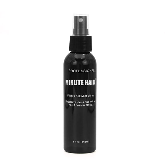 Spray para el cabello Fibre Lock de Minute Hair: el mejor spray para mantener las fibras del cabello en su lugar. Precio increíble.