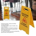 thumbnail image 3 of Wet Floor Sign, English Spanish Plastic Caution Wet Floor Sign A Frame Conspicuous  Stability  for Outdoor, 3 of 7