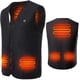 thumbnail image 1 of Chaleco calefactor con carga USB, chaqueta calefactora cálida, ropa calefactora de invierno para mujer, calentador corporal ajustable con temperatura para hombres y mujeres, para acampar al, 1 of 6