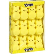 (5 Pack) Peeps Yellow Marshmallow Bunnies, 3.37 oz