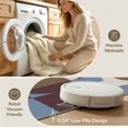 thumbnail image 5 of ODIKA 8'x10' Washable Area Rug Durable, Non-Slip Brown Blue Geometric Abstract Design Elegant Interplay of Circles and Rectangles for Living Room, Under Sectional, Family, 5 of 7