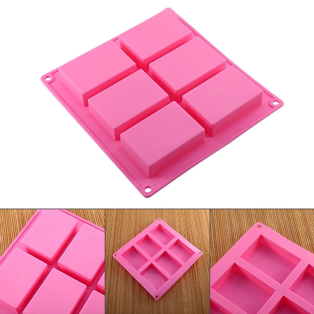 Molde de silicona para hornear Jadeshay jabón grado profesional