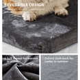 thumbnail image 3 of Dog Bed Large Sized Dogs with Removable Washable Cover and Waterproof Lining - XL Memory Foam Pet Bed for Crate - Reversible Kennel Mat (Cool & Warm), 42-inch, 3 of 6