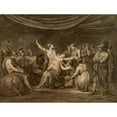 thumbnail image 2 of Bartolomeo Pinelli 24x19 Black Ornate Framed Double Matted Museum Art Print Titled: Achilles Swears an Oath to Avenge the Dead Patroclus, Killed By&nbsp;Hector (1808), 2 of 5