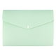 thumbnail image 1 of Bolsa organizadora de documentos A4 con 5 carpetas, horizontal, portátil, gruesa, para documentos de oficina, escolares y documentos. Aestivo | Verde | AESTIVO, 1 of 7