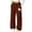 Coffee-A, variant on Kids Printed Fleece Lined Sweatpants Warm Winter Joggers with Side Pockets White