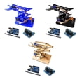 thumbnail image 3 of Speravity 4 DOF Robot manipulador Kit brazo aprendizaje DIY acrílico mecánico autoensamblaje controlador accesorio reemplazo para Herramientas y ferretería Azul, 3 of 6