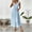 #JIE250530A454 Light Blue, variant on Aloohaidyvio Dresses for Women No Boundaries Women Summer Dresses V Neck Maxi Dress Tiered Silhouette with Flutter Sleeve Backless Elastic Waist Flowy Dress