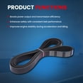 thumbnail image 4 of MOCA AUTOPARTS Accessory Drive Belt Fit for 2003-2008 Dodge Ram 1500 2500 3500 5.7L & 2004-2006 Volkswagen Phaeton 6.0L, 4 of 9