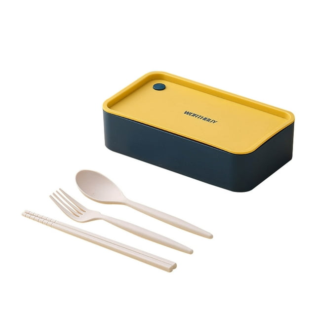 TopLLC Boîte Bento Boîte à Lunch Boîte à Lunch Portable, Boîte à Lunch Séparée, Boîte de Conservation Compatible Micro-Ondes Contenant Alimentaire Sans BPA pour Adultes et Enfants