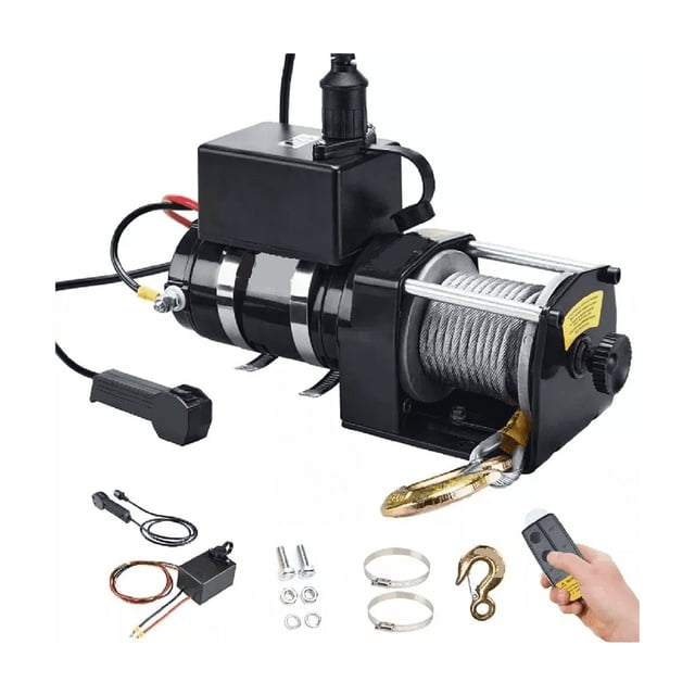 Winch Eléctrico 3000 Lb 11 Metros De Cable Jeep Wrangler 12v