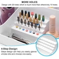 thumbnail image 3 of Caja de almacenamiento ANRUI para máquinas perforadoras de uñas y brocas, 28 agujeros, color blanco, 3 of 6