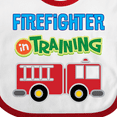 thumbnail image 4 of Inktastic Future Firefighter Kids Fireman Boys Baby Bib, 4 of 4